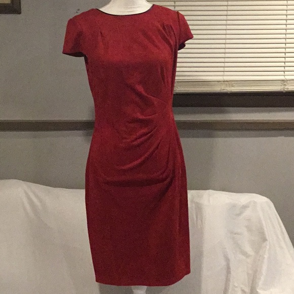 Versona Dresses & Skirts - Versona Faux Suede Dress.